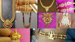 Gold Jewelry Collection In Telugu/Gold Jewelry With Weight