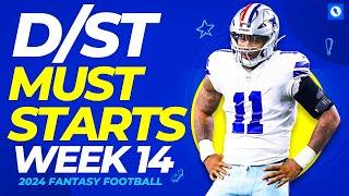 Defense (D/ST) Start Em / Sit Em - Fantasy Football Week 14