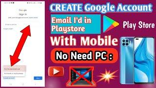 How to Create Google Play Store Account | Play Store ki ID kaise banaye