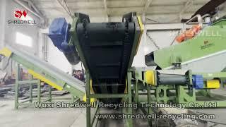 SHREDWELL SCL-3000 Tire Steel Wire Cleaning Plant to Clean Dirty Steel Wire from Tyre Recycling Line