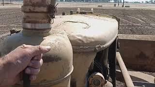 OPERATING A CAT D 7 AT THE TULARE FARM SHOW