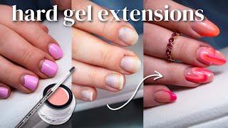 Builder Gel Extensions | Hard Gel on Forms 🪄