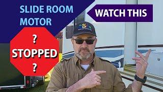 Slide Room Won't Close -- Power Gear Motor Failure -- My RV Works