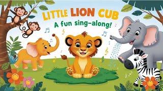 Little Lion Cub Rhyming Song For Kids / Interactive Sing-Along For Preschoolers / Sing,Dance & Learn