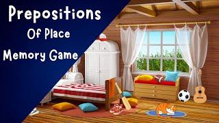 Prepositions Of Place Memory Game  | ESL Game | 4K