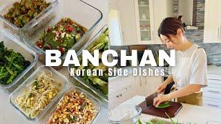 Homemade Korean Side Dishes BANCHAN with Korean BBQ!