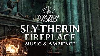 Slytherin Fireplace  | Hogwarts Common Room Music & Ambience