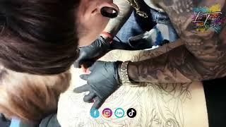 TATTOO xăm hình khổng tước cho bé xinh 2k5 | Lee Thành Đnai