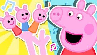 Five Finger Family  Peppa Pig Nursery Rhymes | Good Habits | Kids TV & Nursery Rhymes 