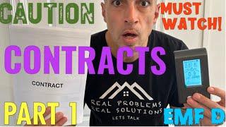 Must Watch! Contract Review for New Construction! Typical Layout Overview FL. EMFs & more.