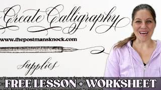 Learn Calligraphy: A Step-by-Step Calligraphy Tutorial for Beginners