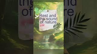 휴식 그리고 자연의소리 Rest and the Sound of Nature 休息、そして自然の音