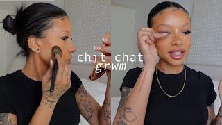 chit chat grwm — comparing yourself to others, life update, self worth & love, solo podcast & more.