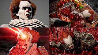 MORTAL KOMBAT 1: KHAOS REIGNS - All Fatalities & Animalities on Pennywise [4K 60FPS]