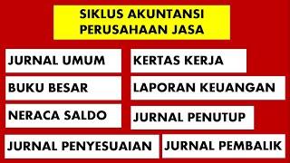 SIKLUS AKUNTANSI PERUSAHAAN JASA - DARI JURNAL UMUM SAMPAI JURNAL PEMBALIK