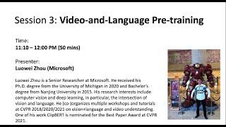 [CVPR 2021 VQA2VLN Tutorial] Video-and-Language Pre-training