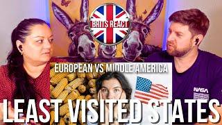 BRITS REACT | I Traveled the USA's Least Visited States | BLIND REACTION