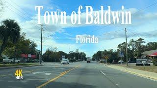 4K Town of Baldwin / Florida movie