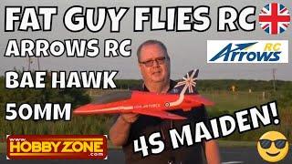 ARROWS RC BAE HAWK 50MM 4S MAIDEN by Fat Guy Flies RC