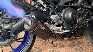 Yamaha MT-09 2020 with Akrapovic Racing Line (Carbon) Full Exhaust System