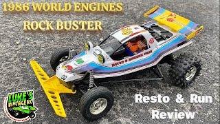 1986 WORLD ENGINES ROCK BUSTER RC BUGGY RESTO/RUN