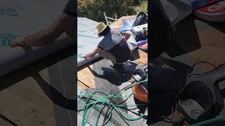 STEEP FLAT ROOFING #Roofing #roofers #roofs Roofs #roofer #working #work #wehelp wehelp