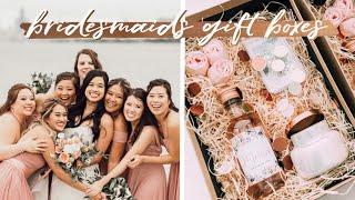 Bridesmaids Proposal Box and Gift Ideas | DIY Cricut Projects, Etsy, Dollar Tree, Michaels