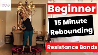 Beginner 15 Minute Rebounding Home Workout (Anti-Aging)