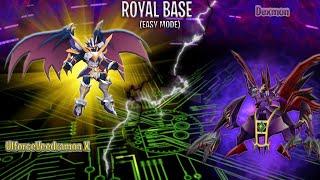 THE POWER OF A X EVOLUTION !! ULFORCEVEEDRAMON X VS ROYAL BASE (EasyMode)