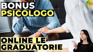 BONUS PSICOLOGO 2024: Online le GRADUATORIE