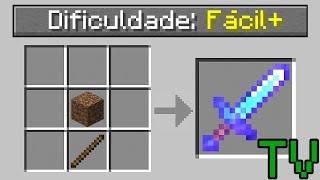 JOGUEI O MODO MAIS FÁCIL DO MINECRAFT