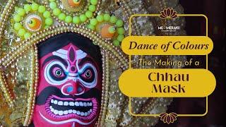 Making a Traditional Chhau Dance Mask | Chhau Masks of West Bengal | Chhau Mask Making Process