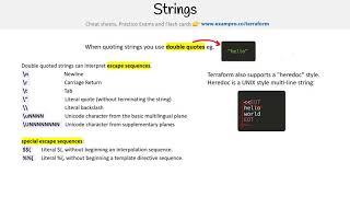 Using Strings and String Templates Follow Along - HashiCorp Terraform Associate (003)