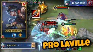 Laville Pro Gameplay | New Best Build Insane Damage Dealer | AoV | 傳說對決 | RoV |Liên Quân mobile