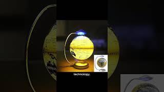 Fascinating Magnetic Levitating Globe with LED Light #shorts