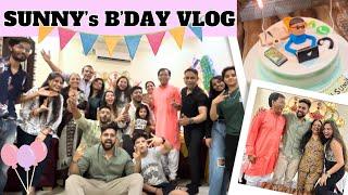 SUNNY's BIRTHDAY BASH  || CRAZY FAMILY DRAMA || Corporate sector special cake || BIRTHDAY PARTY ️