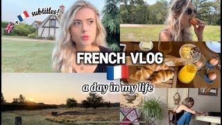 FRENCH Vlog (French & English subtitles) - A Day in my Life in the French countryside 