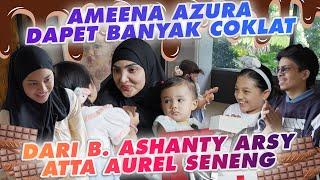 AMEENA AZURA DAPET OLEH OLEH DARI B. ASHANTY ARSY. ATTA AUREL IKUT GIRANG