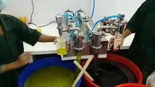 sanitizer dish wash liquid filling machine