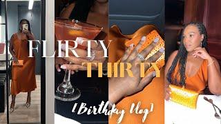 VLOG | FLIRTY THIRTY | MY 30TH BIRTHDAY | BDAY PREP + STAYCATION + DINNER + MORE | NANDI R.