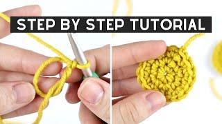 How to Crochet a MAGIC RING for Beginners | EASIEST WAY + Magic Circle Alternative