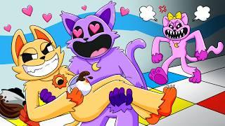 CATNAP FALLS IN LOVE WITH CATFEINE!?! Poppy Playtime Chapter 3 Animation