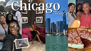 CHICAGO TRAVEL VLOG 2024| Things to Do + Places to Eat + Exploring the City w/ my Friends!