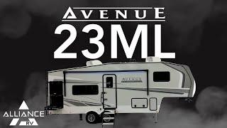 Meet the Avenue 23ML (All Access) by Alliance RV - Under 28 feet and has an outdoor cook space!