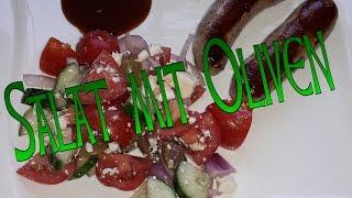 Salat mit Oliven