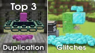 TOP 3 BEST WORKING DUPLICATION GLITCHES in Minecraft 1.21.4