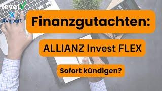 Allianz InvestFlex (2024) Gutachten:  Wie gut ist sie wirklich? Sofort Kündigen?!