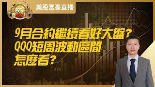 【美股富豪】9月合约继续看好大盘？QQQ短周波动区间怎么看？