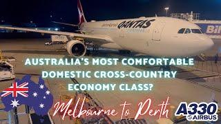 How I flew on Qantas across Australia FOR JUST $99! Melbourne to Perth Airbus A330 Flight Review