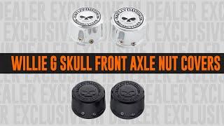 NEW ARRIVAL — In Dealer Exclusive | Willie G Skull Front Axle Nut Covers